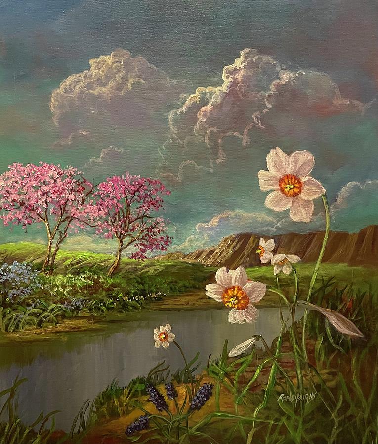 Spring Painting - Poetic Spring by Rand Burns