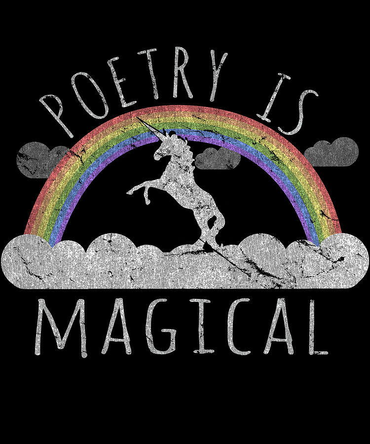 Poetry Is Magical Digital Art by Flippin Sweet Gear