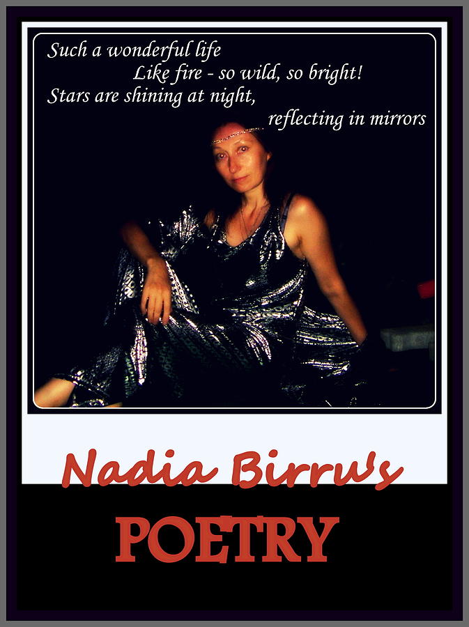 Poetry  Pyrography by Nadia Birru