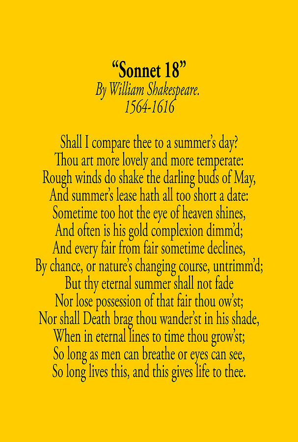 william shakespeares sonnets