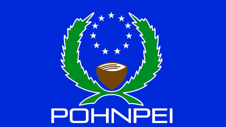 Pohnpei Flag Digital Art by Ehla Maliaoe - Fine Art America