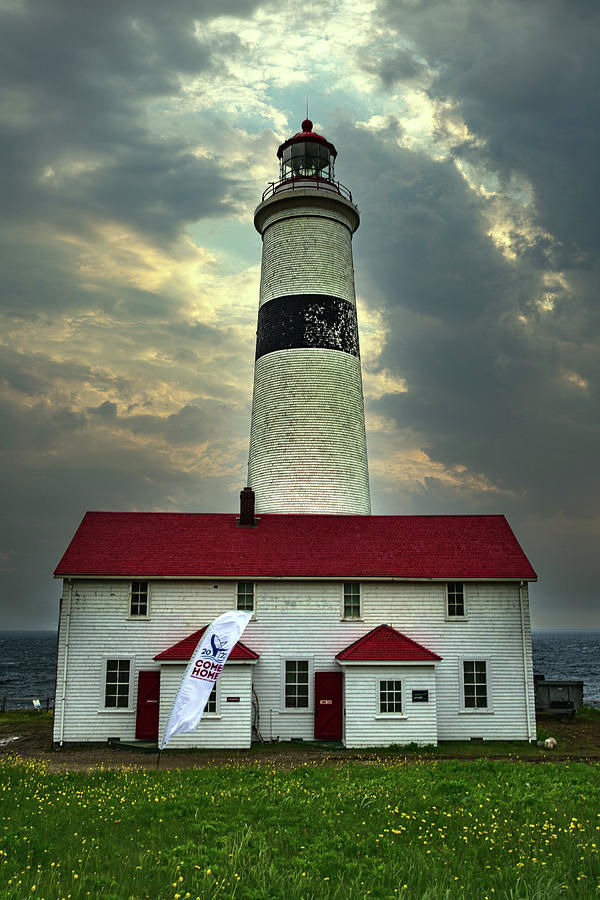 Point Amour Lighthouse Photograph by John Haldane