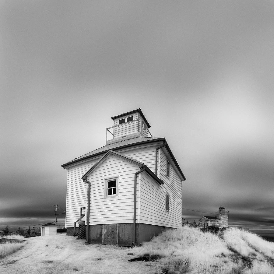 Point Bickerton lighthouse infrared Photograph by Murray Rudd
