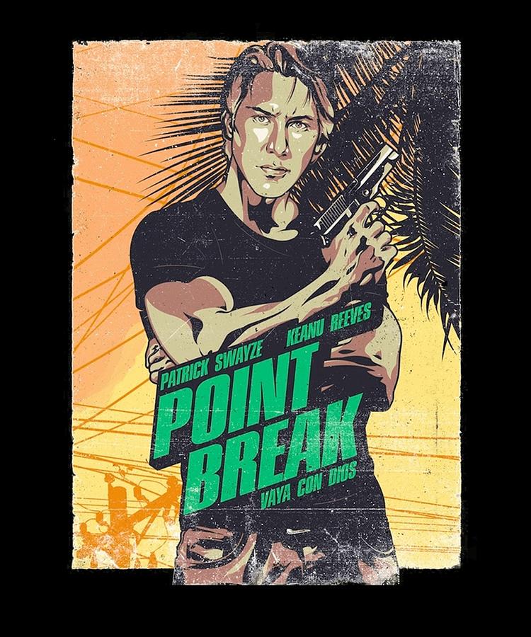 Point Break Poster Digital Art By Joshua Williams - Fine Art America