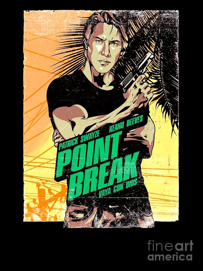 Point Break Painting by Walsh White - Fine Art America