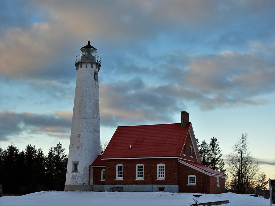 Point Light Photograph by Kathy Woods Booth - Fine Art America