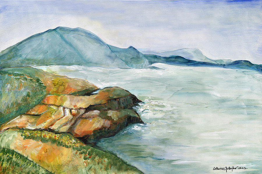 Point Lobos Painting by Catharine Gallagher