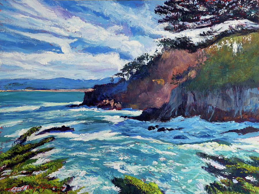  Point Lobos Sea Painting by David Lloyd Glover