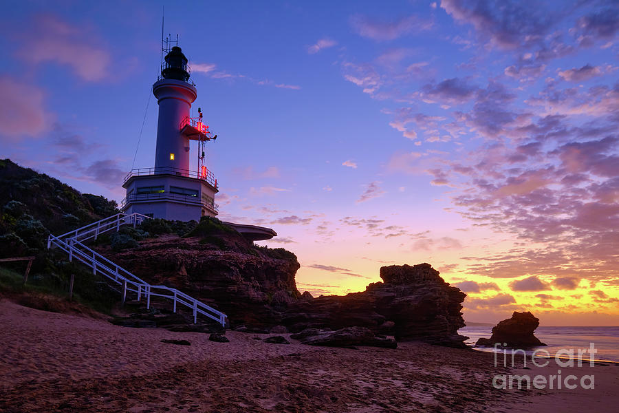 Point Londsale Lighthouse In Colour Photograph by Neil Maclachlan
