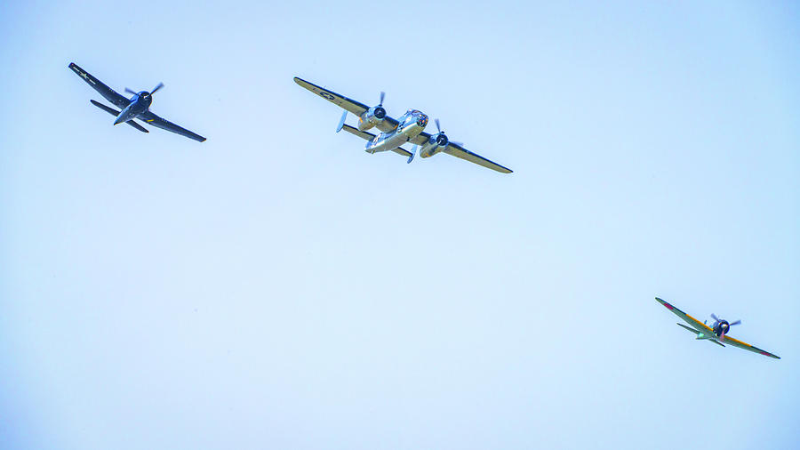 Point Mugu Air Show Warbird Flight Photograph by Lindsay Thomson - Fine ...