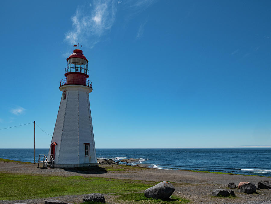 Point Riche Lighthouse Photograph by Doug Matthews - Fine Art America