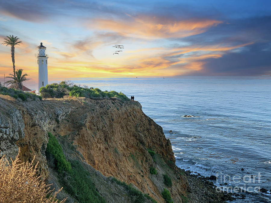 Point Vicente Lighthouse Palos Verdes CA Photograph by David Zanzinger