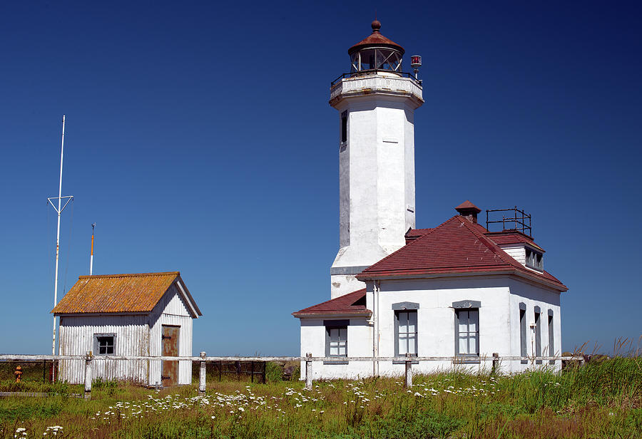 Point Wilson Lighthouse V2 Photograph by Greg Sigrist