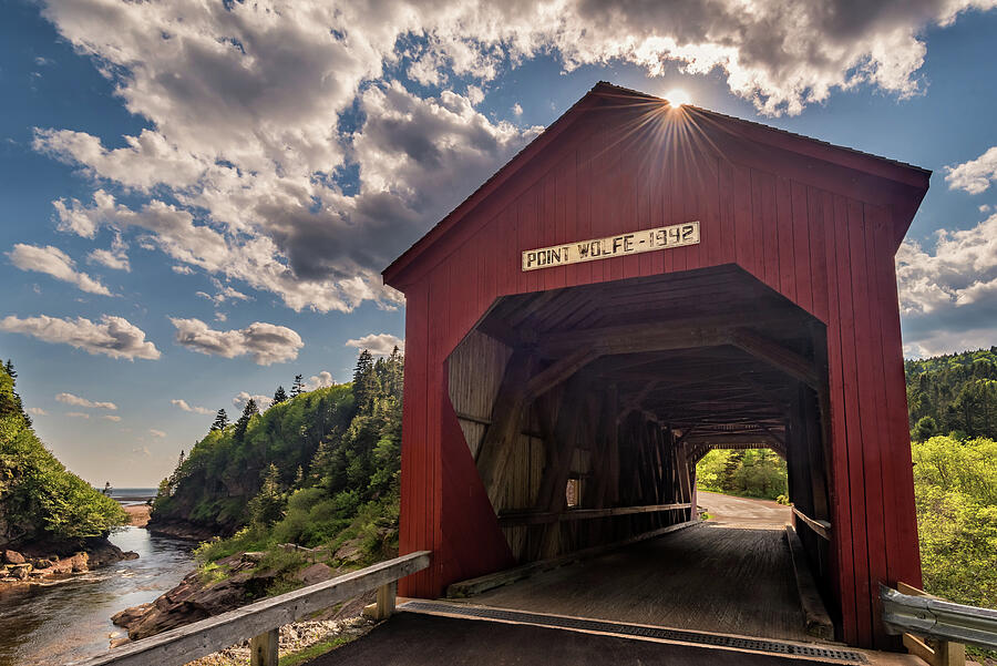 Point Wolfe Covered Bridge Photograph by Tracy Munson