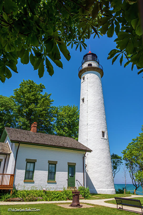 Pointe Aux Barques  Lighthouse Iv Photograph