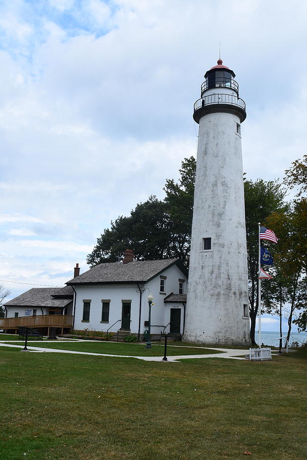 Pointe Aux Barques Lighthouse Photograph by Jo Jurkiewicz - Fine Art ...