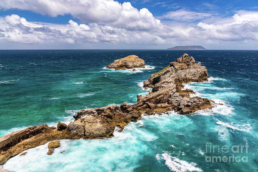 Pointe des Chateaux, Grande-Terre, Guadeloupe #2 Photograph by Lyl Dil Creations