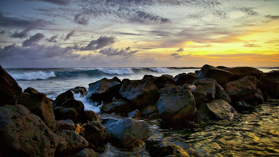Poipu Beach Sunset Photograph by Bradley Morris
