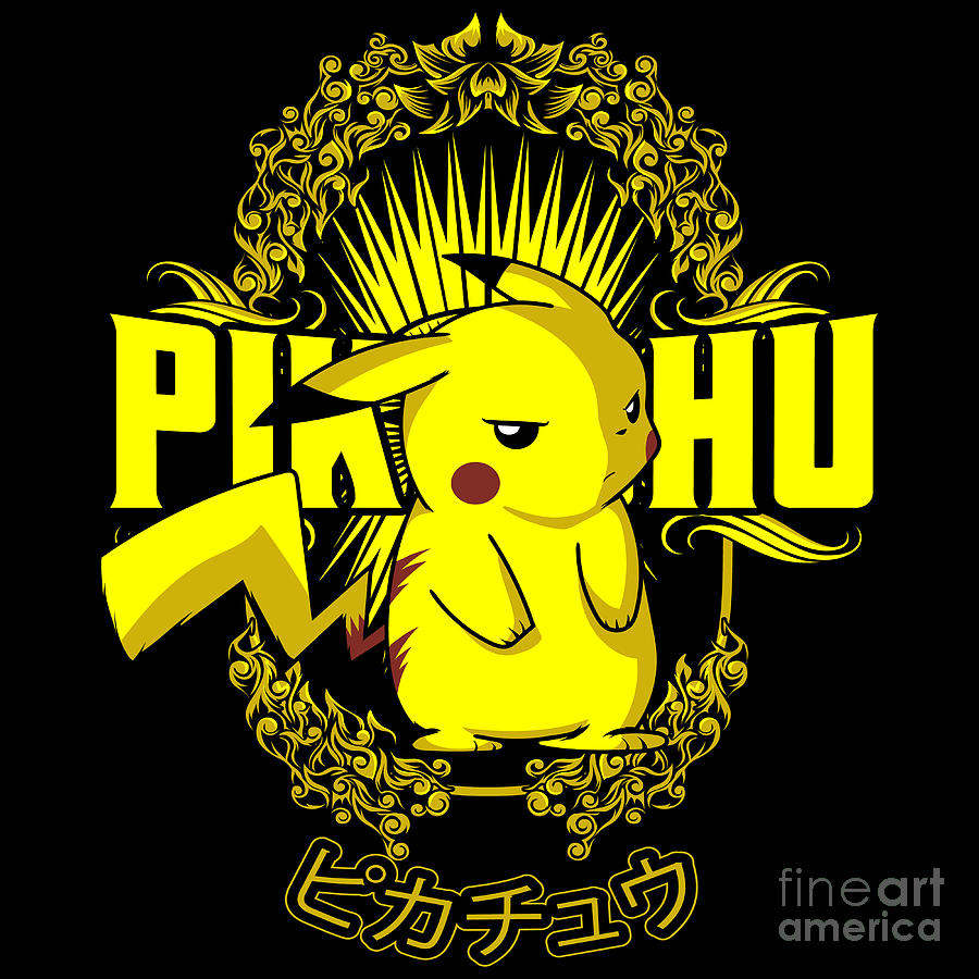 Pokemon Pikachu Drawing by Fine Art Anime - Fine Art America