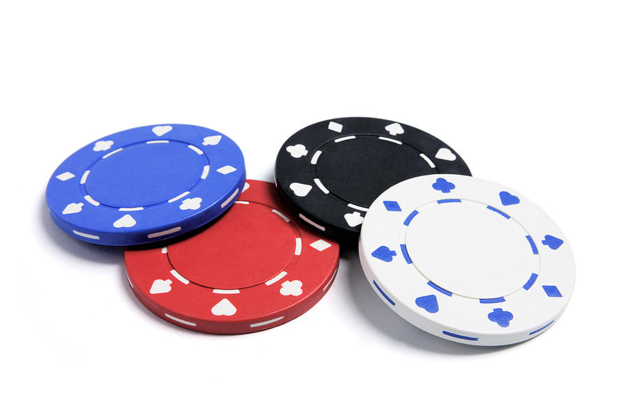 Poker Chips Photograph by WestLight
