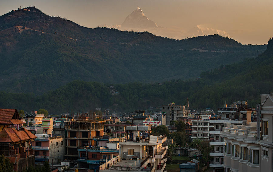 Pokhara city in the early morning. Photograph by Boy_Anupong