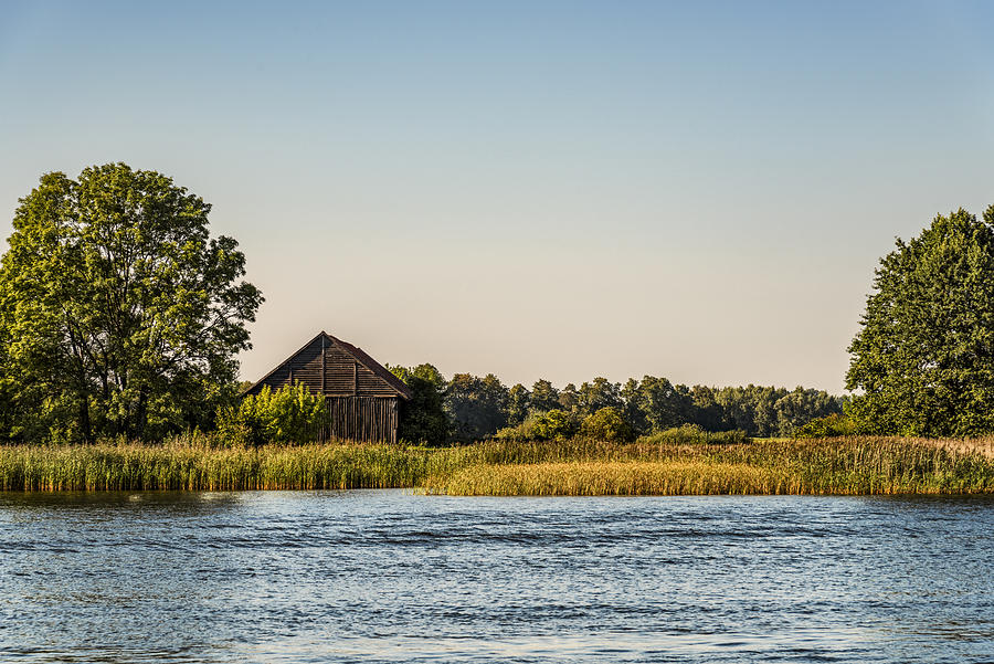 Poland, Masuria, Barn at Lake Sniardwy Photograph by Westend61