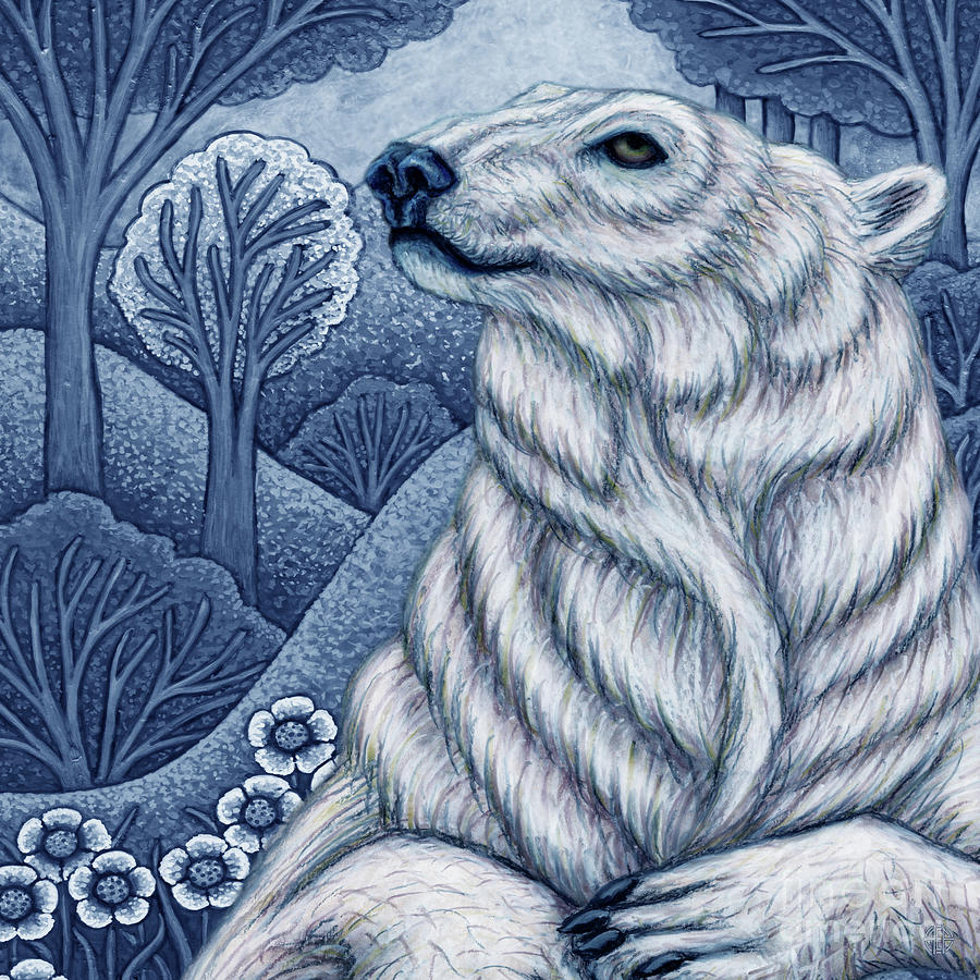Polar Bear Blues Painting by Amy E Fraser