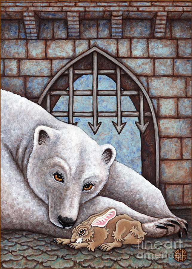 Polar Bear Castle Painting by Amy E Fraser