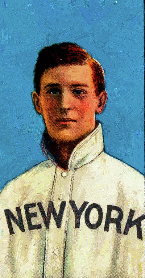 Polar Bear Jack Knight Portrait Baseball Game Cardsoil Painting Painting