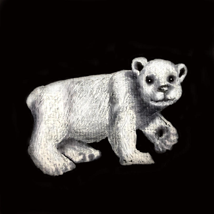 Polar Cub Painting by Bob Carter | Fine Art America