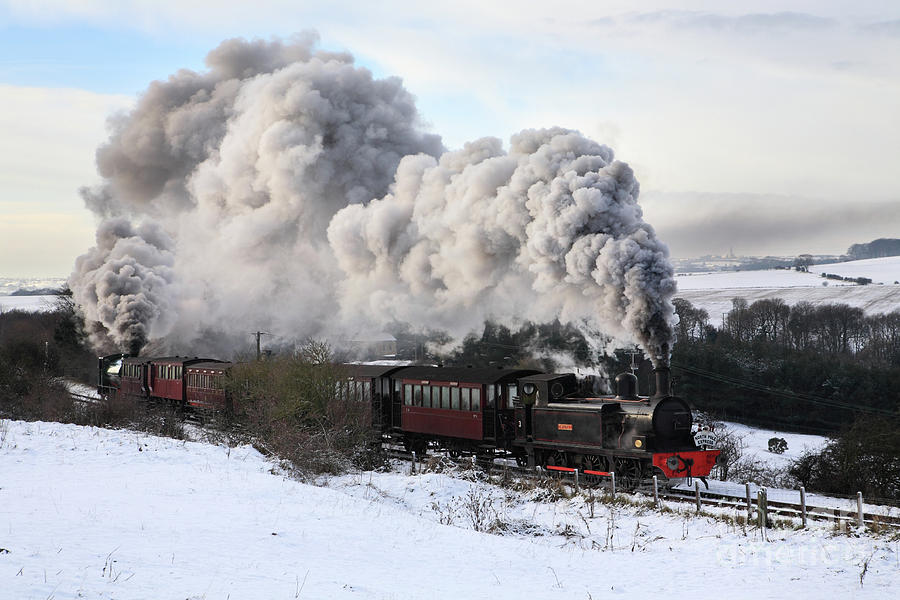 Polar Express Tanfield Railway Photograph by Bryan Attewell