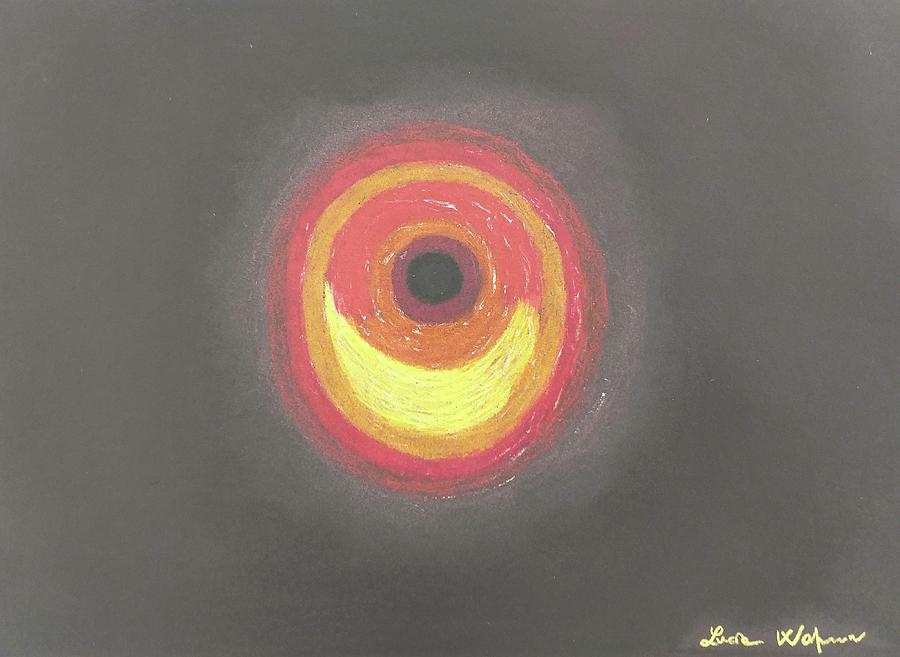 Polarised image of M87 black hole Painting by Lucia Waterson