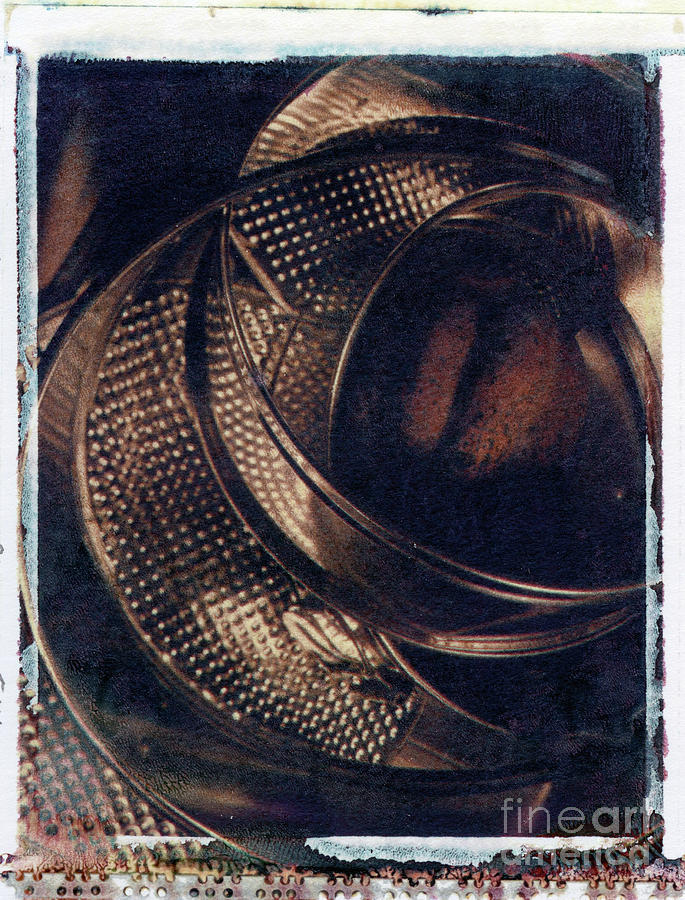 Polaroid Image Transfer Abstract 1 Photograph by Edward Fielding