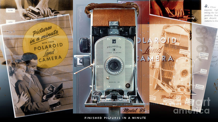 Polaroid Land Model 95 Digital Art by Anthony Ellis - Fine Art America