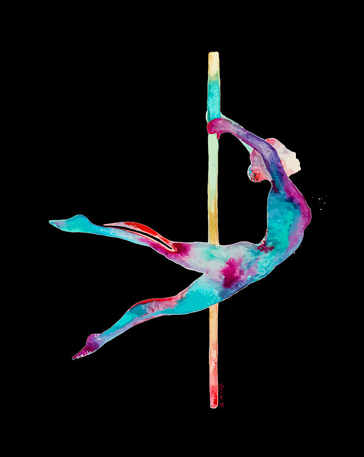 Pole Dance Top Pole Dancer Gifts Unique Pole Dancing Digital Art by ...