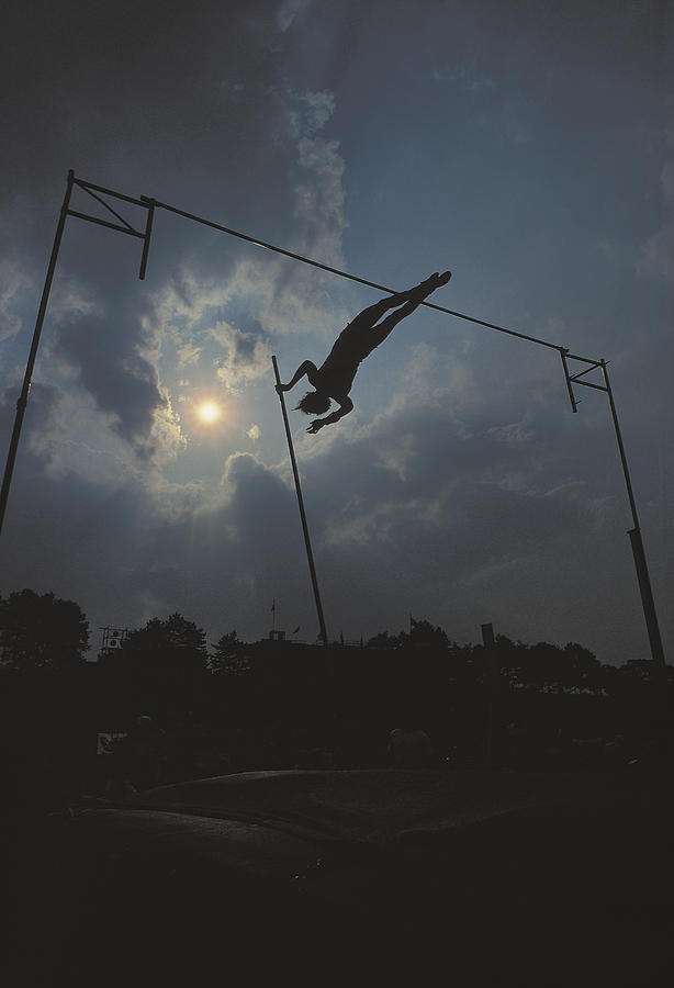 Pole vaulter Photograph by Comstock Images