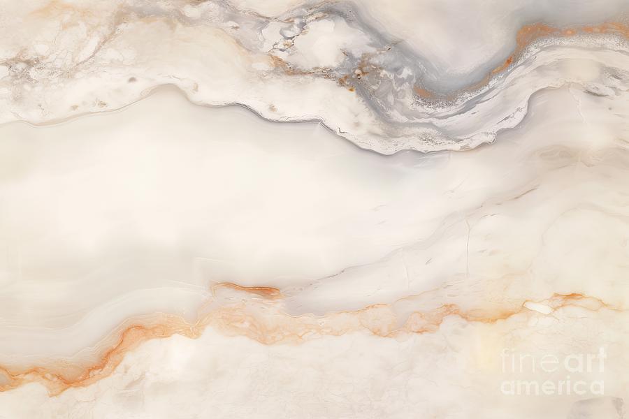 Abstract Painting - Polished Onyx Marble With High Resolution White Tone Emperador Marble Natural Breccia Stone Agate Surface Modern Italian Marble For Interior Exterior Home Decoration Tile And Ceramic Tile Surface by N Akkash