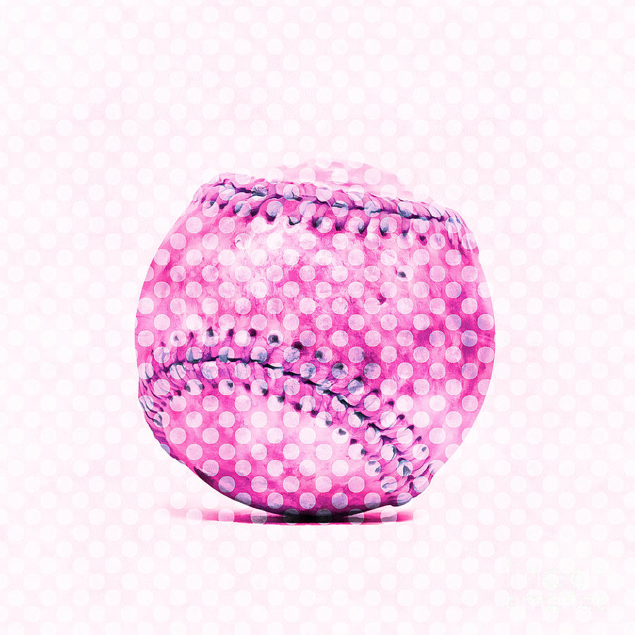Polka Dot Baseball Digital Art by Edward Fielding