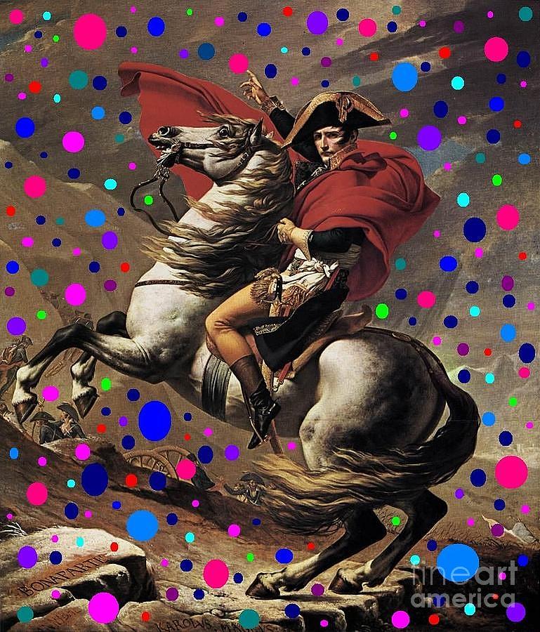 Classic Digital Art - Polka Dot Napoleon by Paul Dreisbach