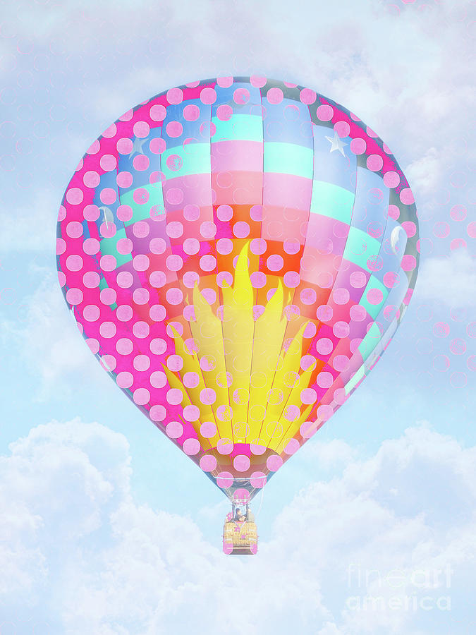 Polka Dot Pop Art Pink Balloon Photograph by Edward Fielding