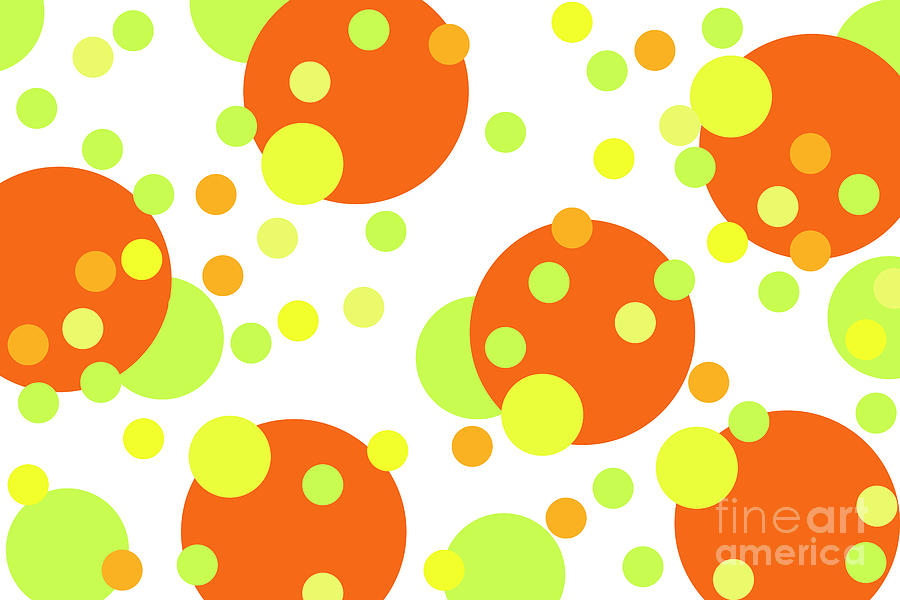 Polka Dots Abstract 1 Andee Design 2020 Digital Art by Andee Design