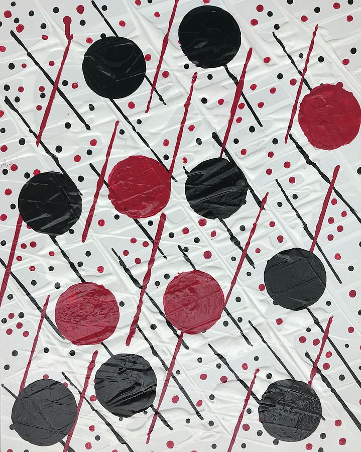 Polka Dots And Moonbeams Painting By Robert Kellan