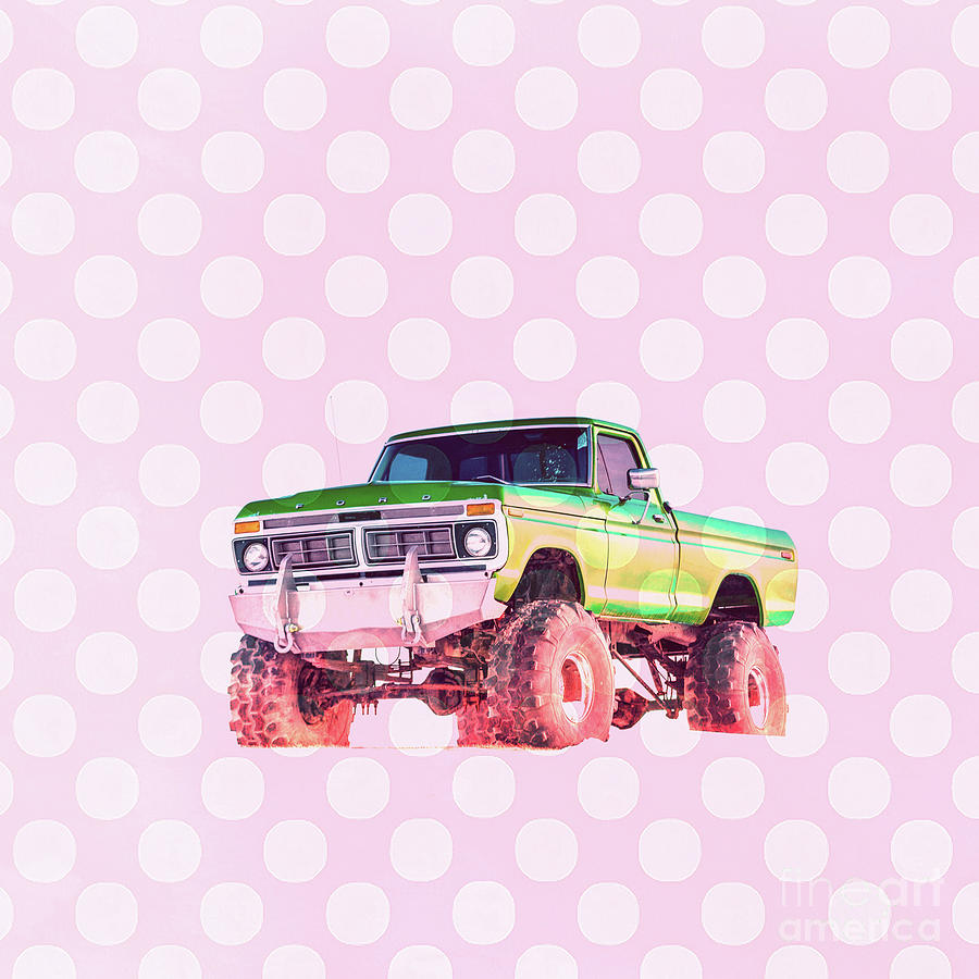 Polka Dots Ford Truck Photograph by Edward Fielding