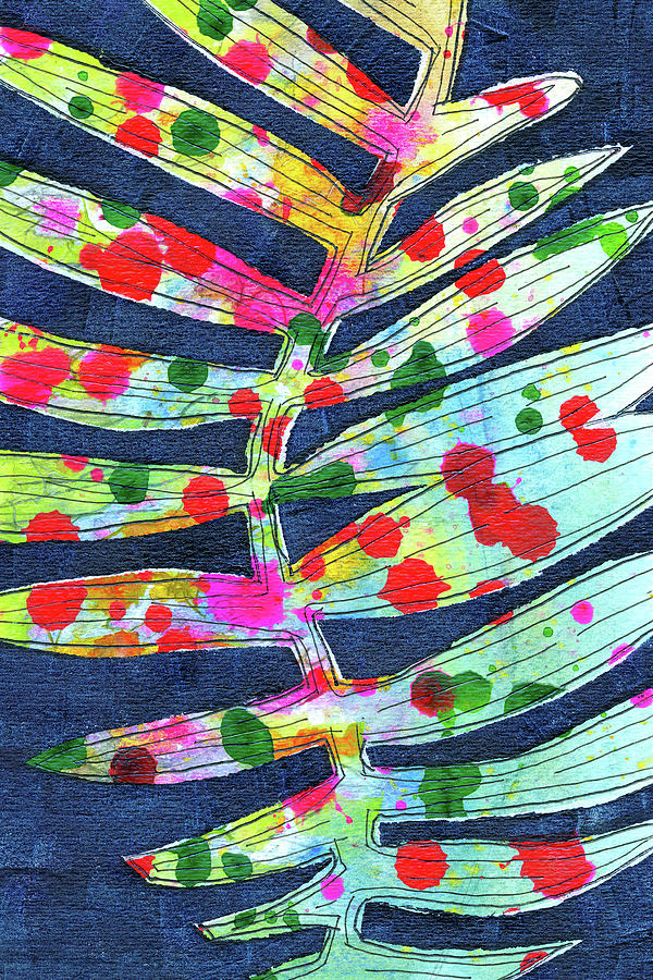 Nature Painting - Polka Palm by Cynthia Fletcher
