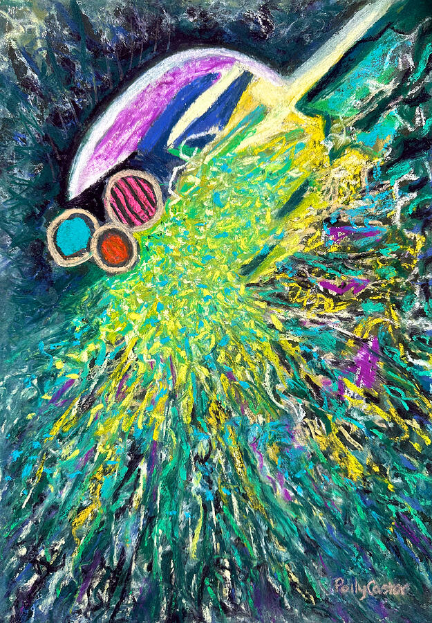 Pollen Explosion Pastel by Polly Castor Pollen Explosion Pastel by Polly Castor