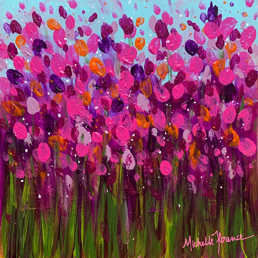 Flower Painting - Pollen Season by Michelle Florence