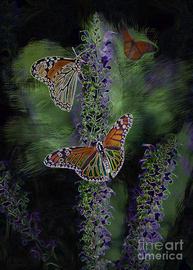 Pollinate Digital Art by Deb Nakano