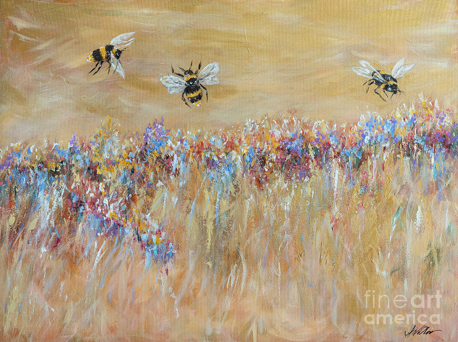 Pollination Painting by Linda Olsen