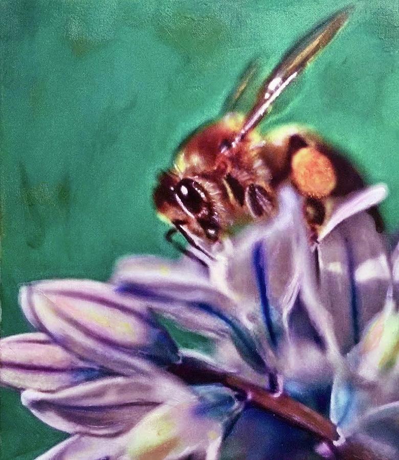 Pollinator Friend Painting by Cara Frafjord