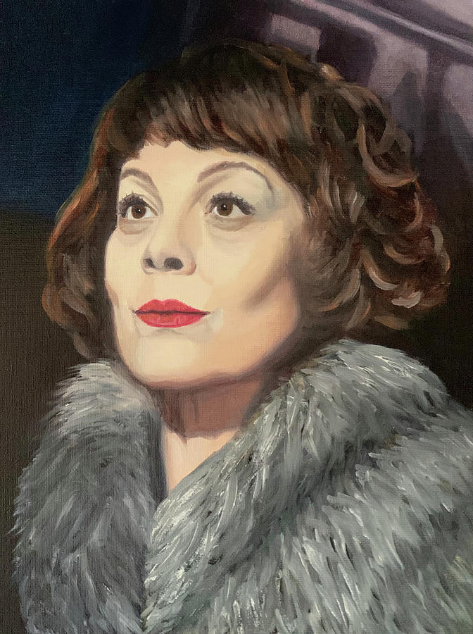 Polly Gray Painting by Caroline Swan